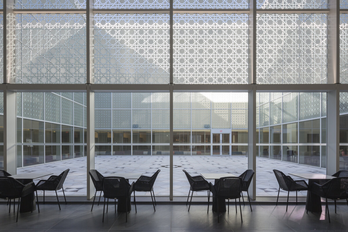 Aga Khan Museum geometric screen detail
