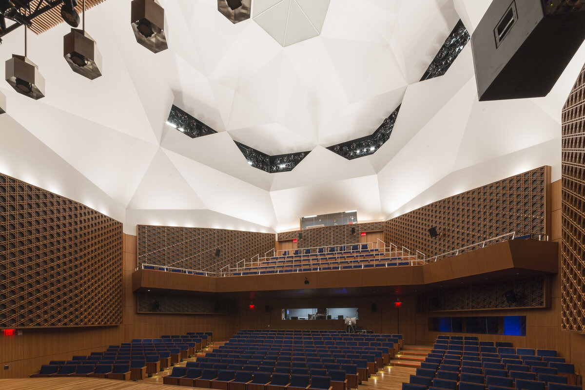 Aga Khan Museum auditorium ceiling detail