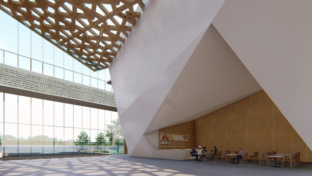 Laval Jamatkhana interior detail